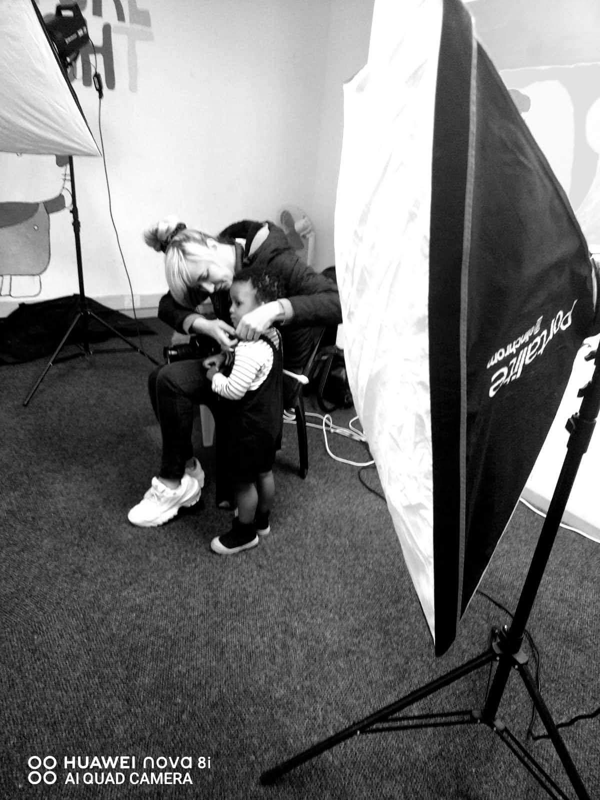 Professional photography equipment ready for on-location shoot